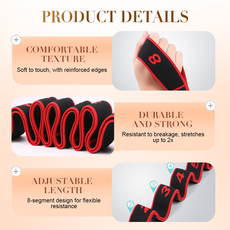 Limited-time 50% off! 🧘♀️ Deeper stretching, more freedom of movement—use resistance bands wherever you are.