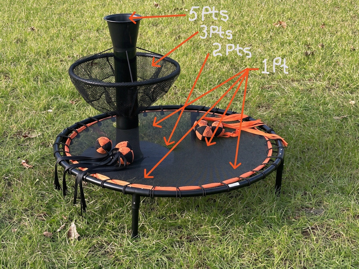 Multiplayer Bounce Target Toss Game | Indoor & Outdoor Family Yard Game for Kids Adults🎯