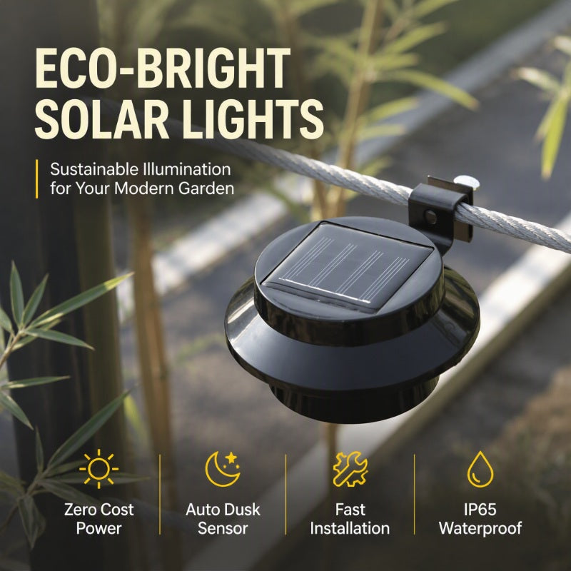 ☀️ Buy 1 Get 1 Free for the first 50 customers 🔥 Solar LED Eave/Wall Light | Outdoor Decorative Lighting