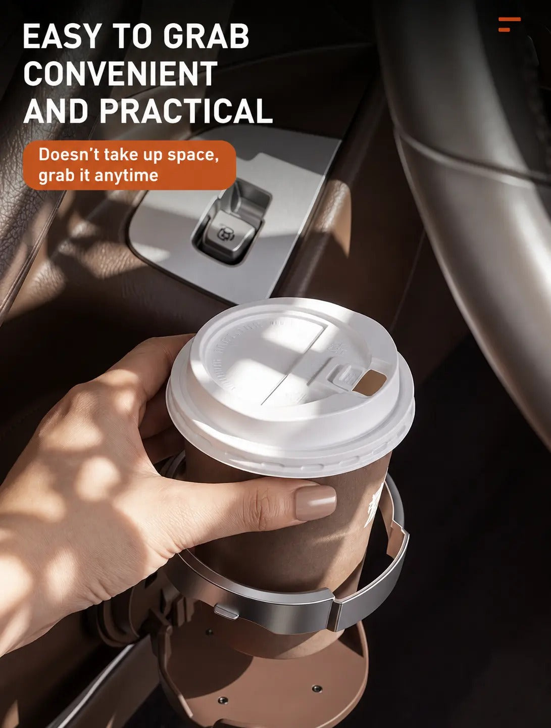 📢📢50% OFF !! ⏰Car Seat Headrest Cup Holder with Hooks