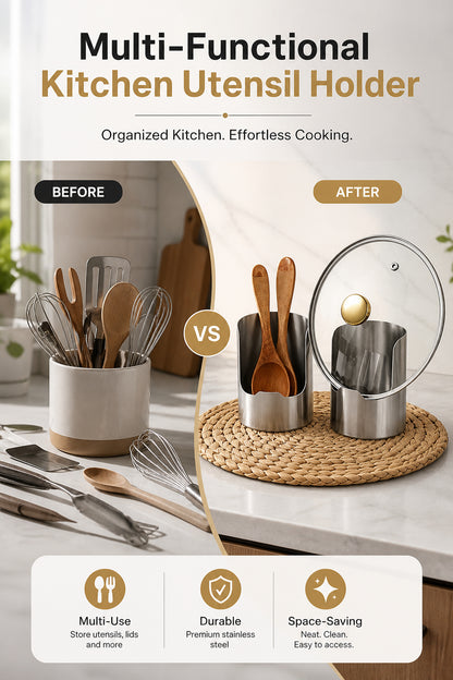 Multi-Functional Kitchen Utensil Holder