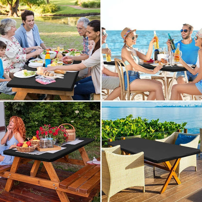 🌸 LIMITED TIME SPECIAL PRICE:$ 19.99!!! ✨Pack Stretch Fabric Table Top Cap Cover, fits 4ft/6ft/8ft Tables