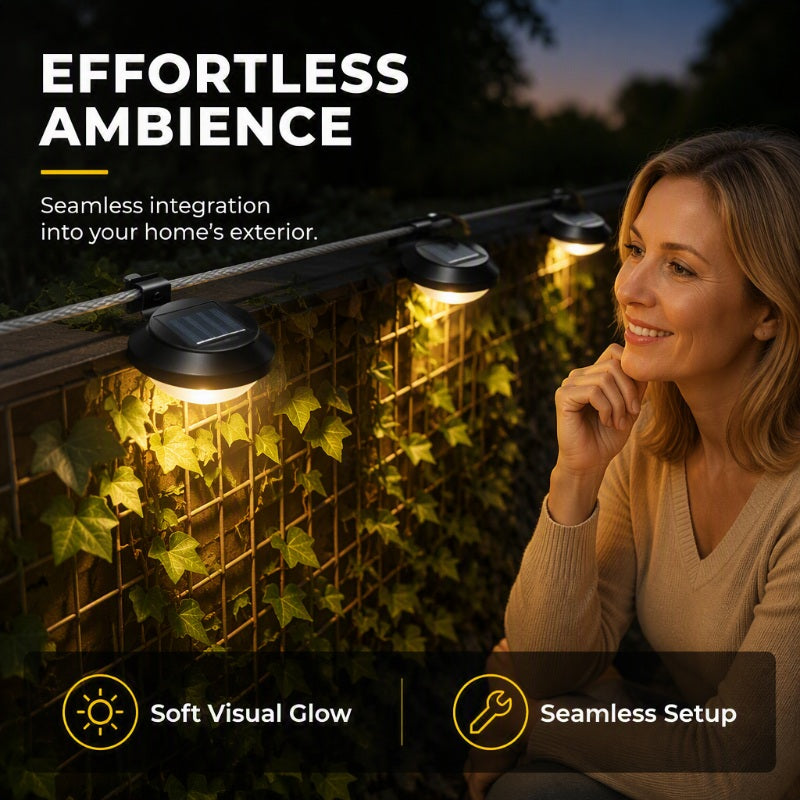 ☀️ Buy 1 Get 1 Free for the first 50 customers 🔥 Solar LED Eave/Wall Light | Outdoor Decorative Lighting