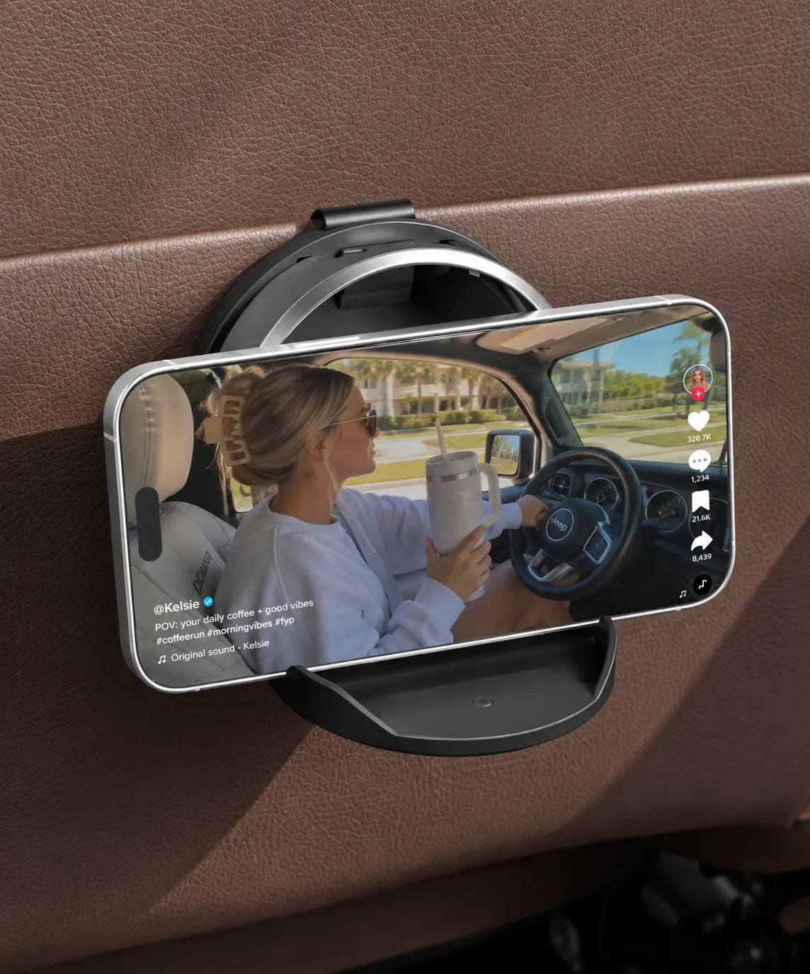 📢📢50% OFF !! ⏰Car Seat Headrest Cup Holder with Hooks