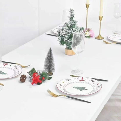 🌸 LIMITED TIME SPECIAL PRICE:$ 19.99!!! ✨Pack Stretch Fabric Table Top Cap Cover, fits 4ft/6ft/8ft Tables