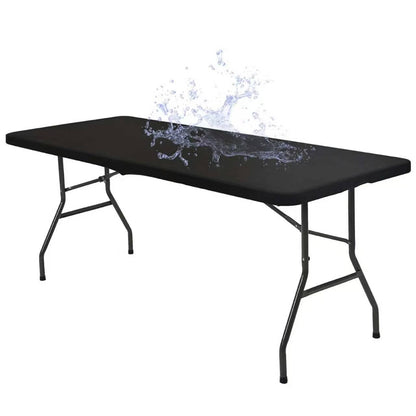 🌸 LIMITED TIME SPECIAL PRICE:$ 19.99!!! ✨Pack Stretch Fabric Table Top Cap Cover, fits 4ft/6ft/8ft Tables