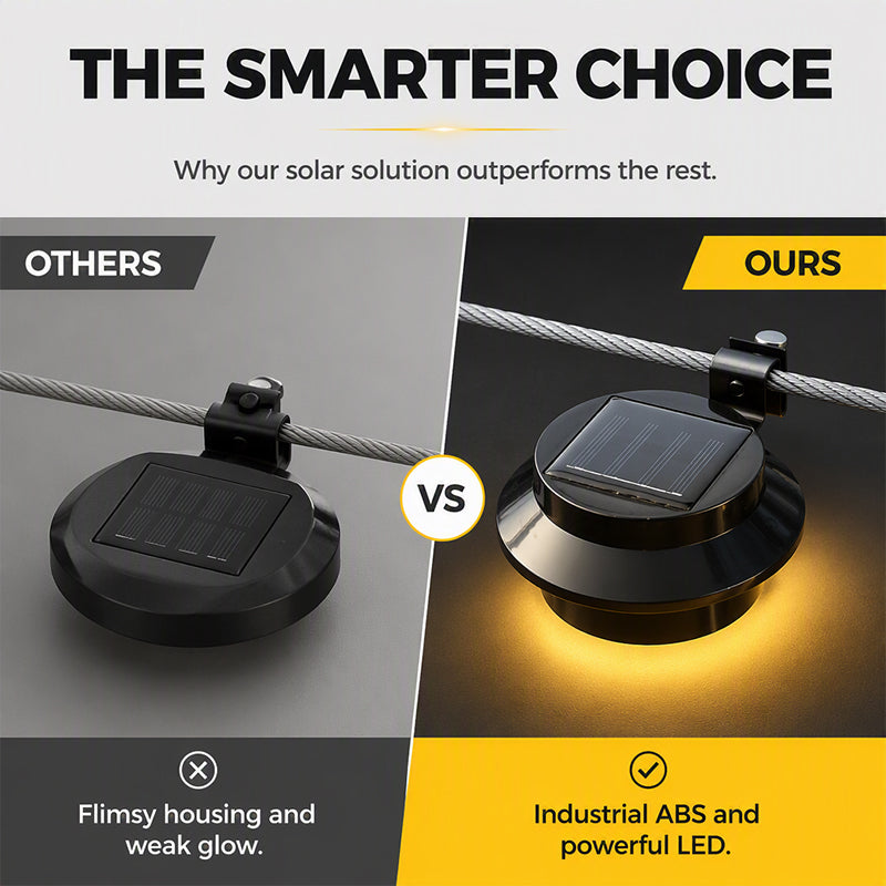 ☀️ Buy 1 Get 1 Free for the first 50 customers 🔥 Solar LED Eave/Wall Light | Outdoor Decorative Lighting