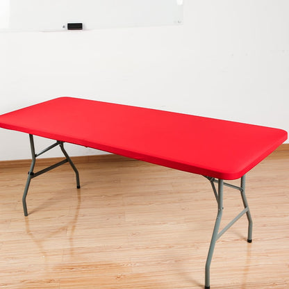 🌸 LIMITED TIME SPECIAL PRICE:$ 19.99!!! ✨Pack Stretch Fabric Table Top Cap Cover, fits 4ft/6ft/8ft Tables