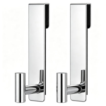 Over-the-Glass Shower Door Towel Hook – 7.5-Inch Extended Stainless Steel Bathroom Hanger