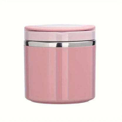 Stainless Steel Bento Style Boxed Lunch Box with Handle - Leakproof, Stackable🍱