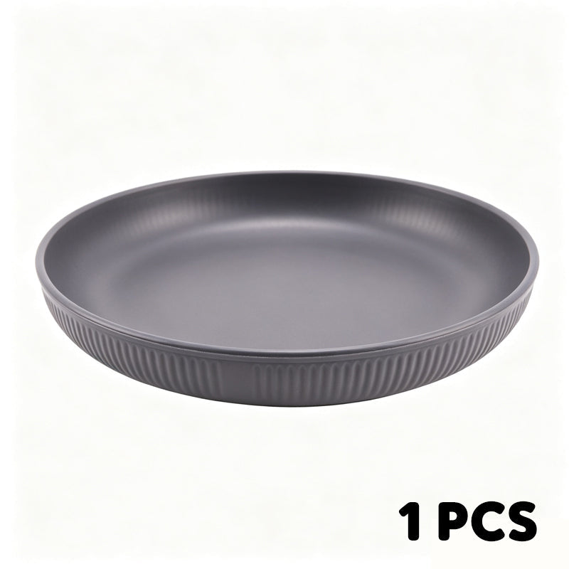 🍽️50% OFF NOW! Unbreakable Wheat Straw Dinner Plates – Reusable Shatter‑Resistant Eco‑Friendly Dining Plates, Stackable Microwave Safe Plates for Kitchen Camping Picnic