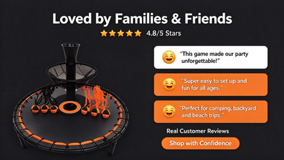 Multiplayer Bounce Target Toss Game | Indoor & Outdoor Family Yard Game for Kids Adults🎯