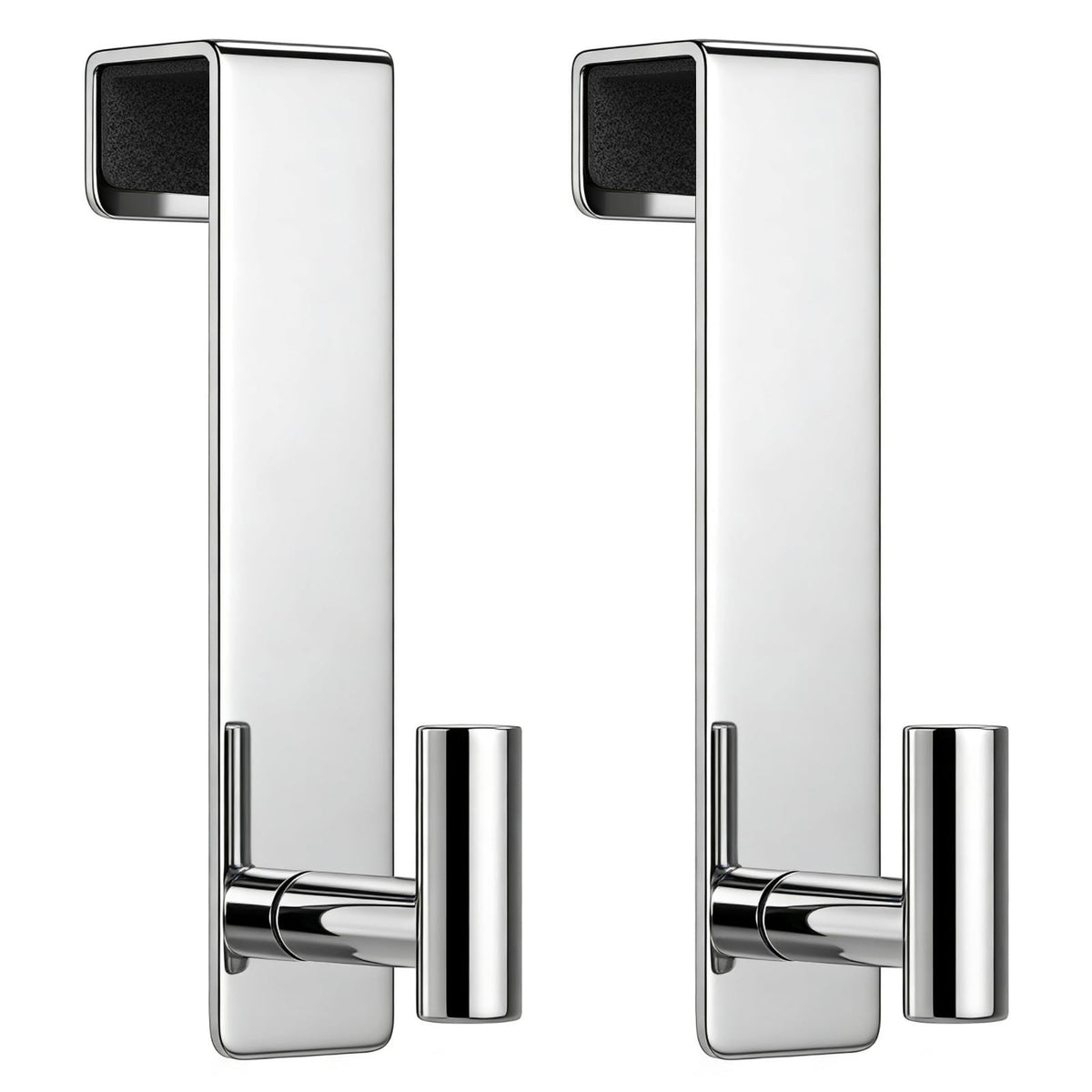 Over-the-Glass Shower Door Towel Hook – 7.5-Inch Extended Stainless Steel Bathroom Hanger