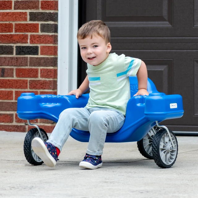 TrioSpin 3-Seat Kids Ride-On Trike – No Pedals, No Batteries, Just Fun