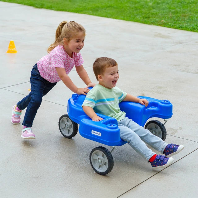 TrioSpin 3-Seat Kids Ride-On Trike – No Pedals, No Batteries, Just Fun