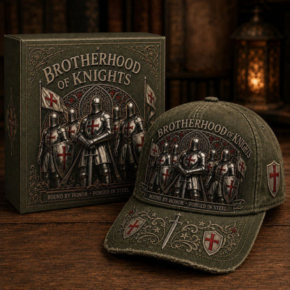 ⚔️ Bound By Honor Forged In Steel – Knights Templar Cap