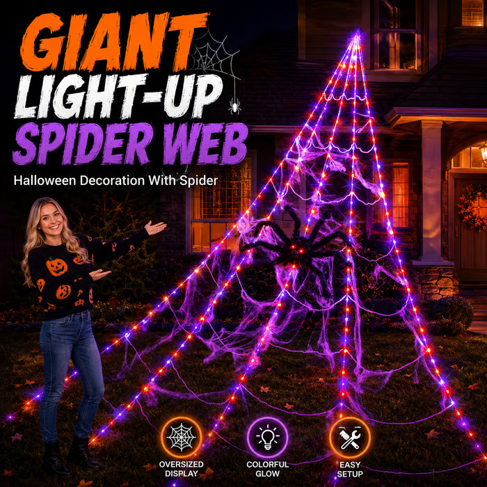 Room Decor Spider Web Design Hanging Light