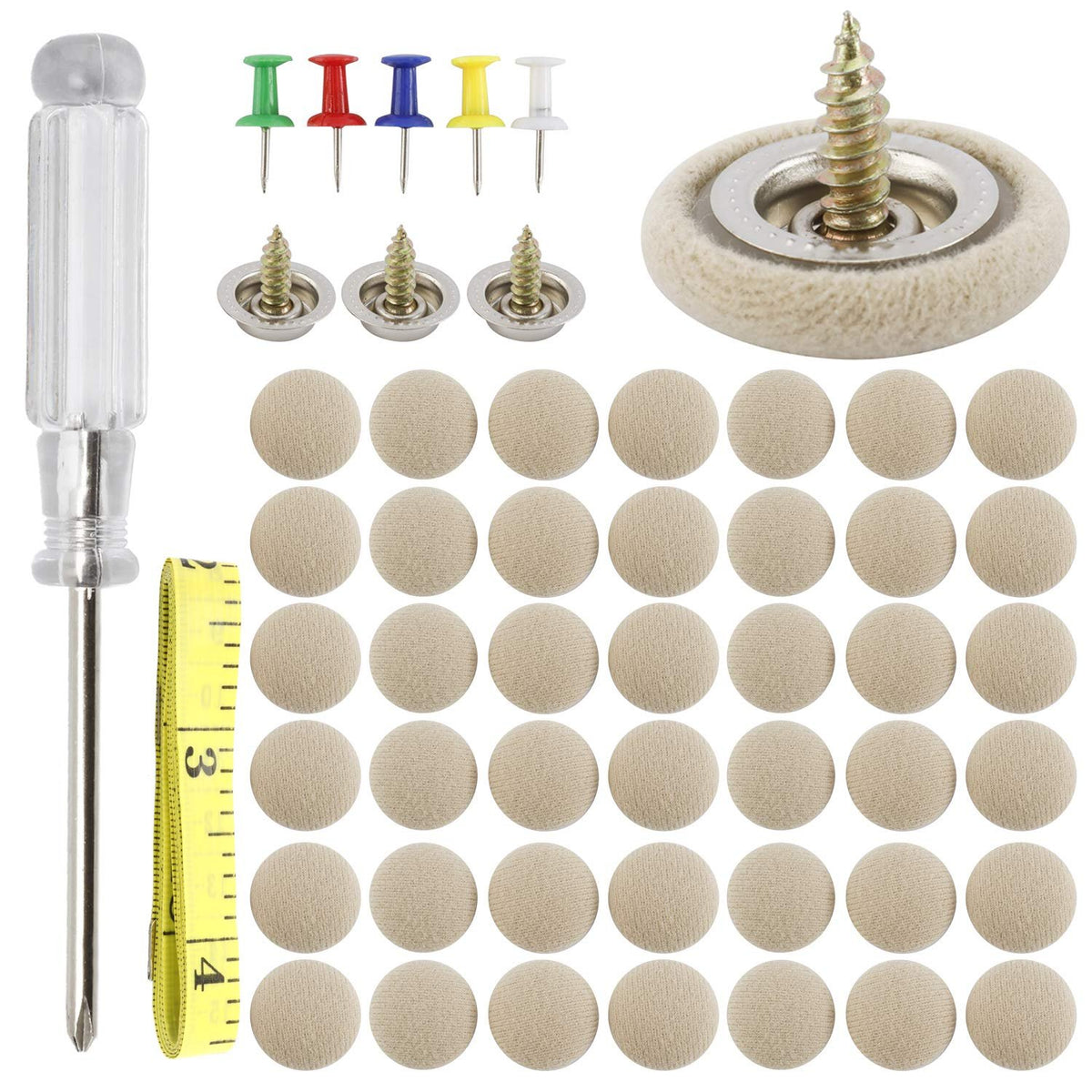 50 Set of Automotive Car Roof Headliner Repair Button Pins Kit