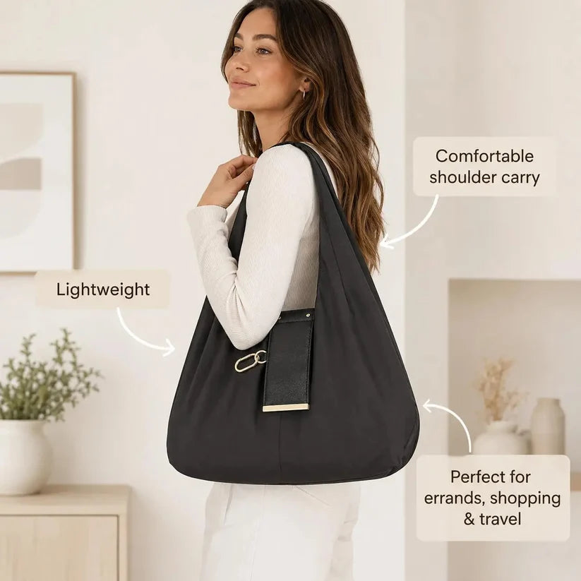 Foldable Keychain Tote Bag